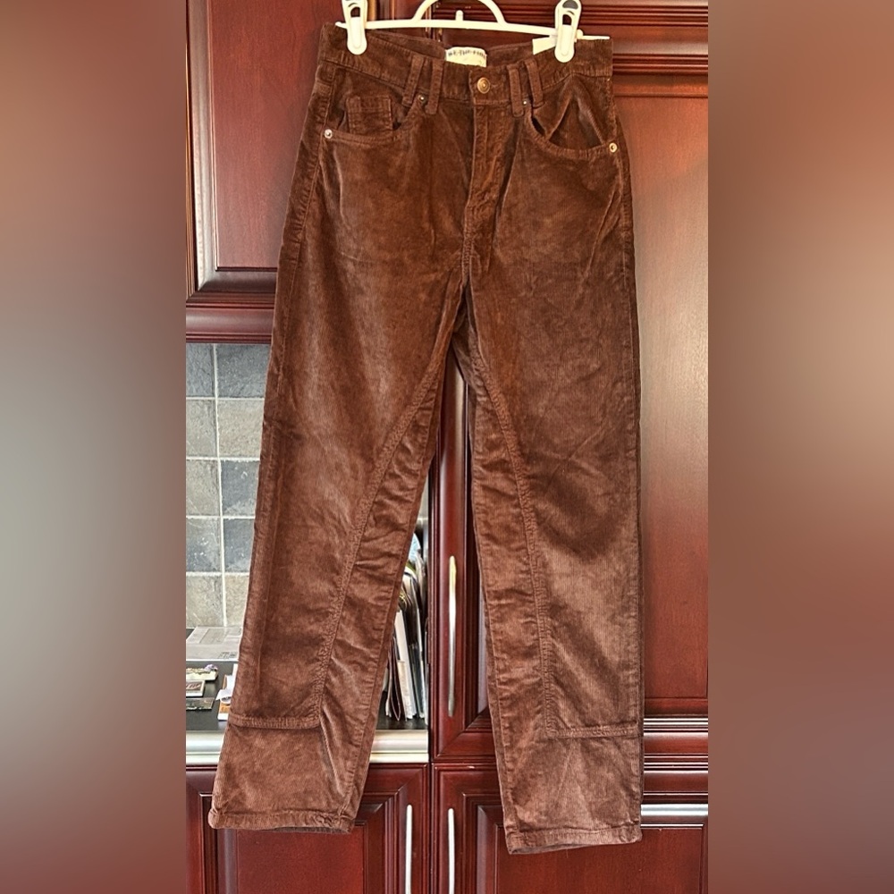FREE PEOPLE x We The Free Risk Taker Mid-Rise Cord Jeans size 26 - Picture 8 of 11